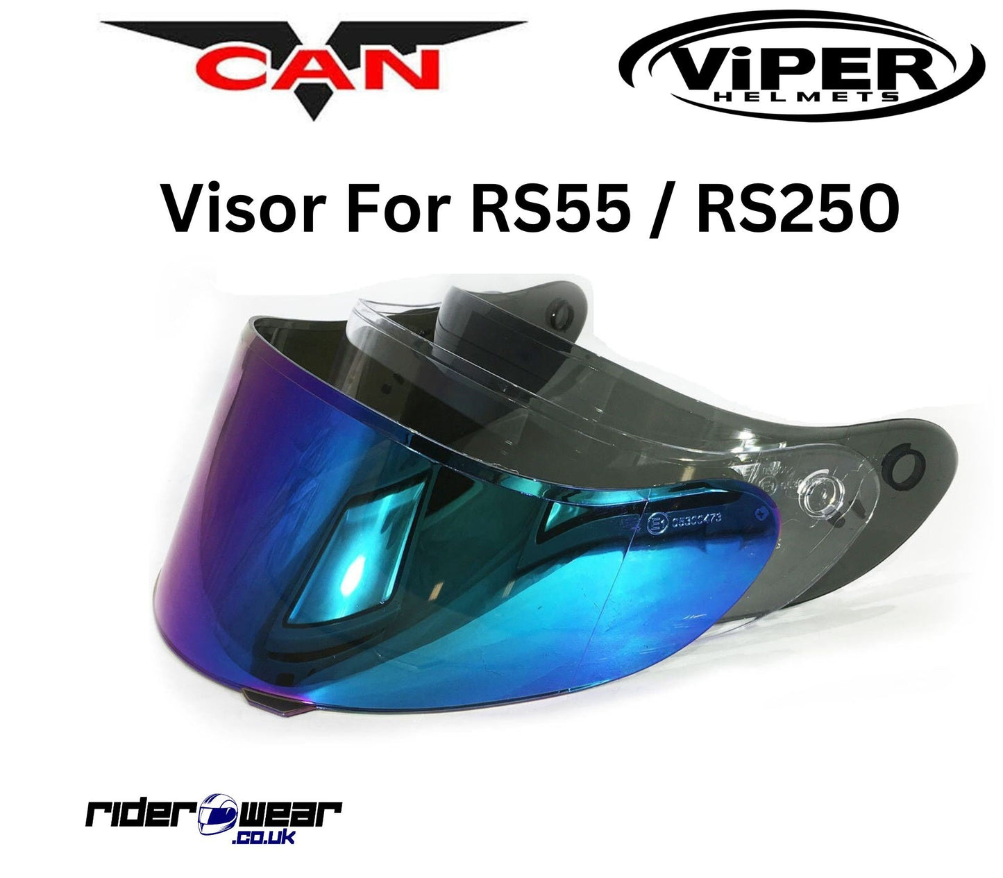 Replacement Visor For ViPER RS55 / RS250