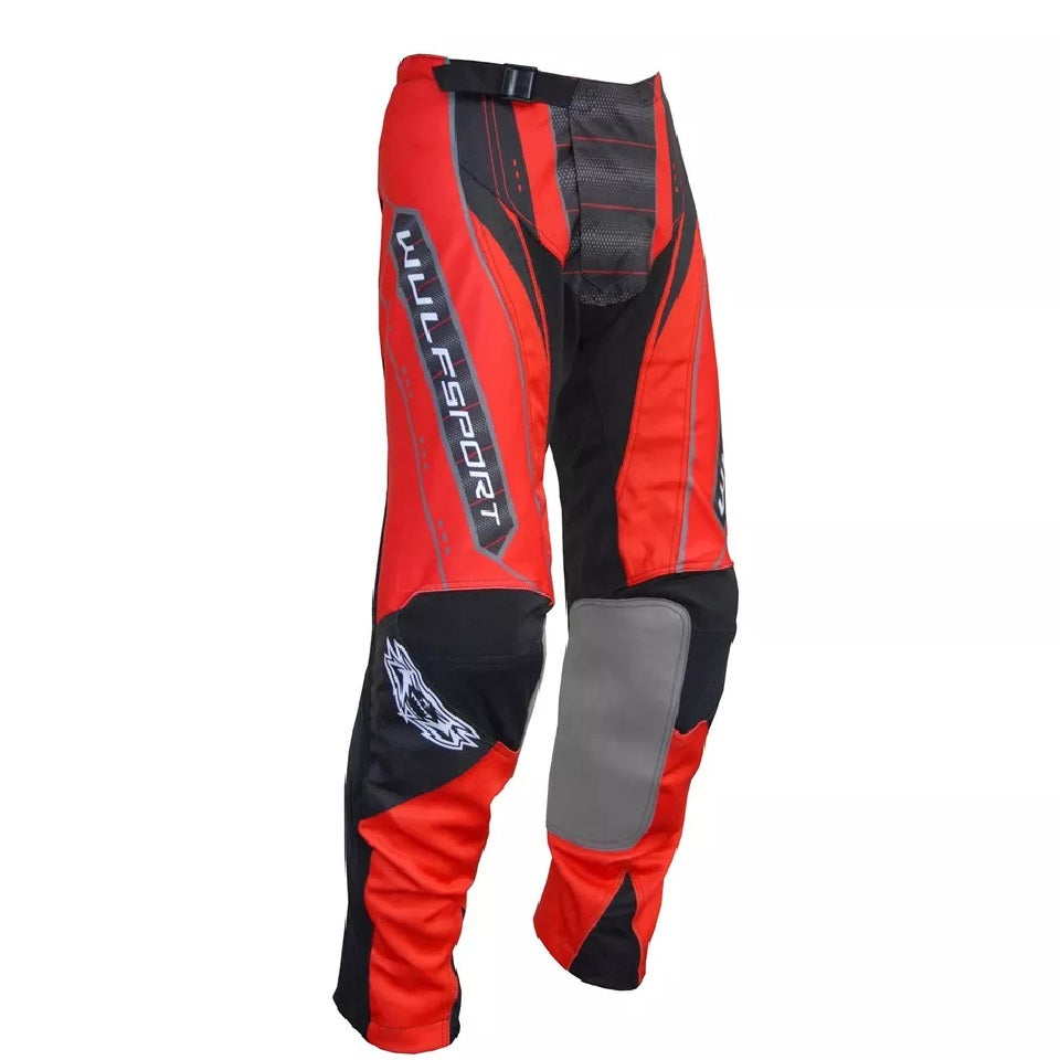 Wulfsport Corsair Adult Motocross Pant - Black/Red