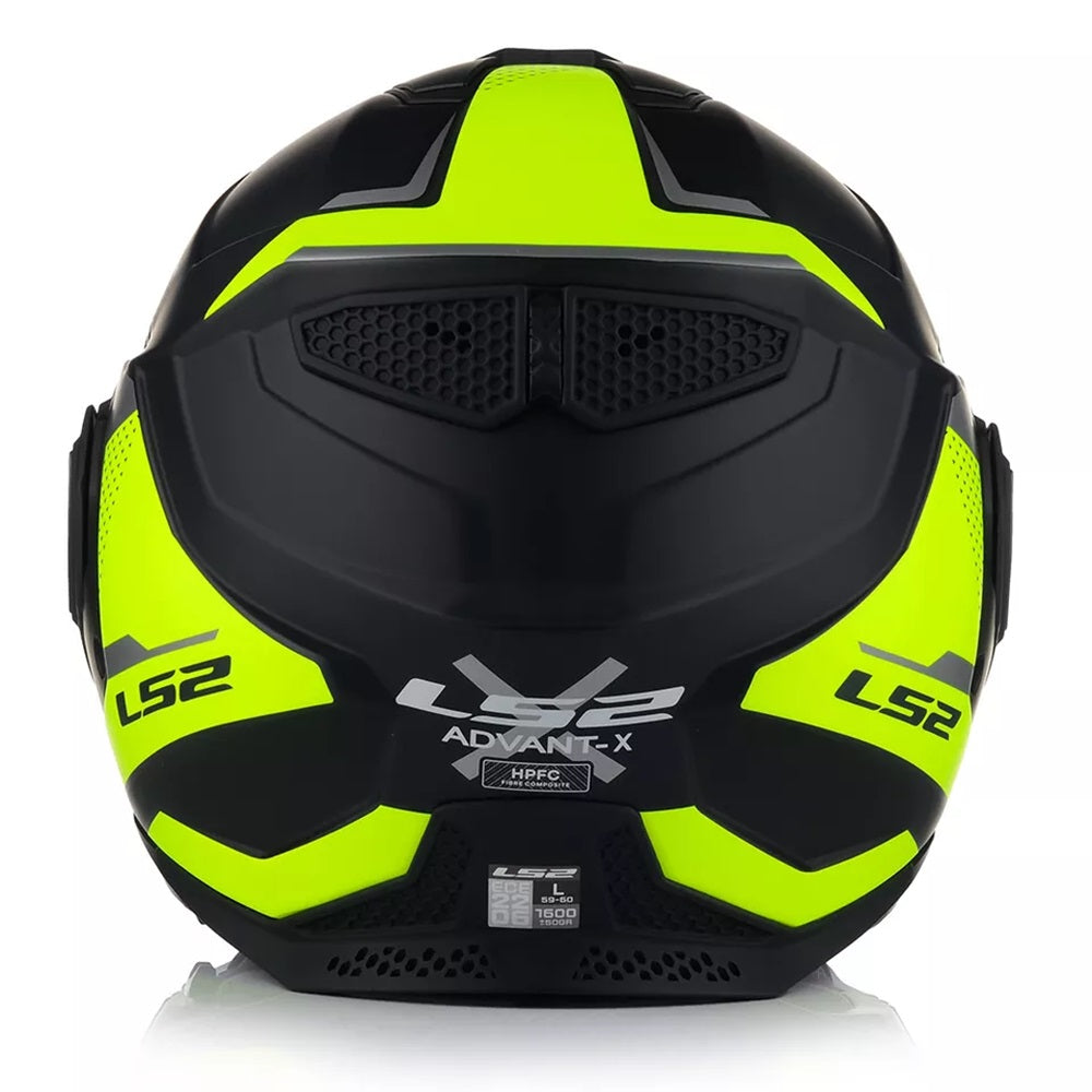 LS2 FF901 ADVANT X Oblivion Flip Up Helmet - Matt Black HiViz