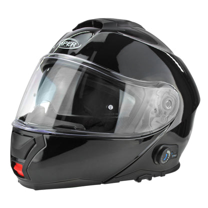Riderwear | Viper Rsv191 Blinc 3.0 Flip Up Helmet - Gloss Black