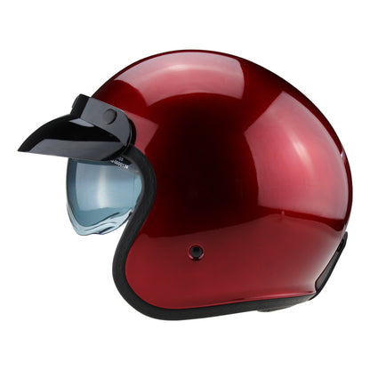 Viper RSV06 Plus Open Face Helmet - Burgundy