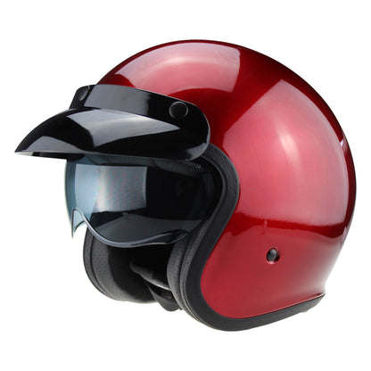 Viper RSV06 Plus Open Face Helmet - Burgundy