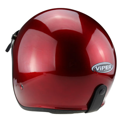 Viper RSV06 Plus Open Face Helmet - Burgundy