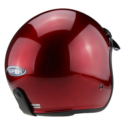 Viper RSV06 Plus Open Face Helmet - Burgundy