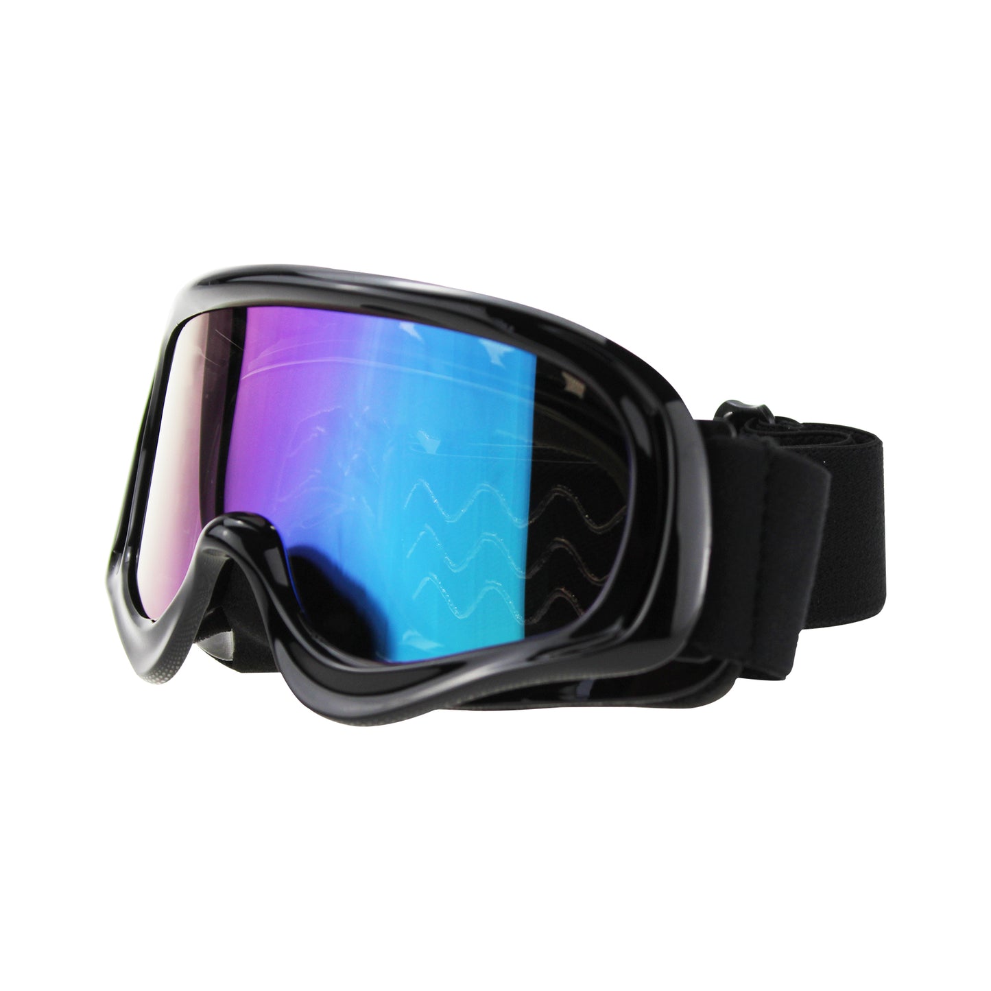 3GO Kids Motocross Goggles with Iridium Lens Black