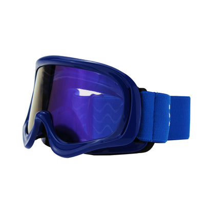 3GO Kids Motocross Goggles with Iridium Lens Blue