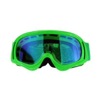 3GO Kids Motocross Goggles with Iridium Lens Green