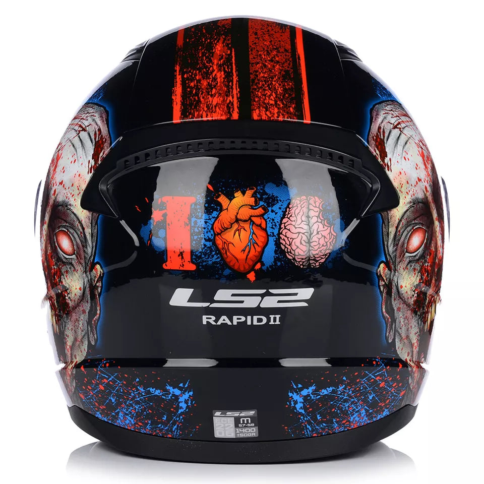 Riderwear | LS2 FF353 RAPID-II ZOMBIE Full Face Crash Helmet