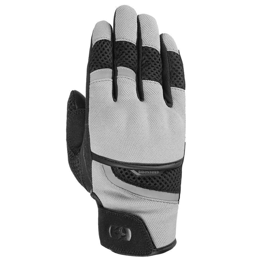 OXFORD BRISBANE WOMENS GLOVES - CHARCOAL WHITE BLACK