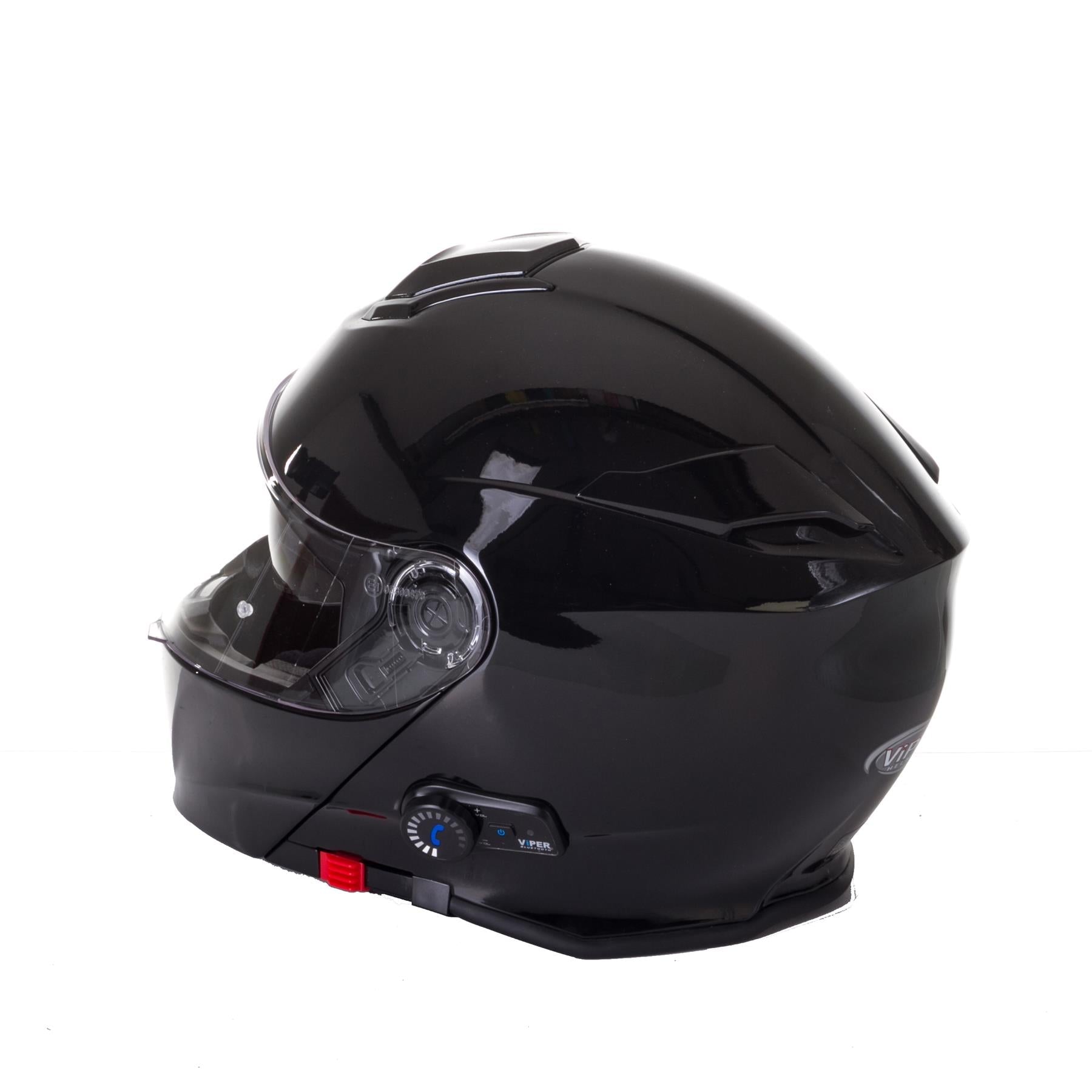 VIPER RSV171 BLINC 3.0 FLIP UP HELMET GLOSS BLACK Riderwear