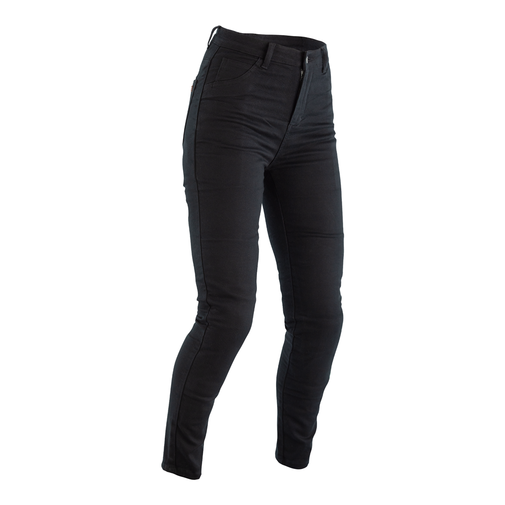 RST X KEVLAR® JEGGING CE LADIES SL TEXTILE JEANS - BLACK TWILL