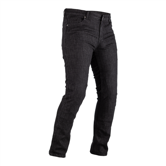 RST X KEVLAR® TAPERED-FIT CE MENS LL TEXTILE JEANS - BLACK DENIM