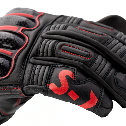 S1 CE MENS GLOVES - RED