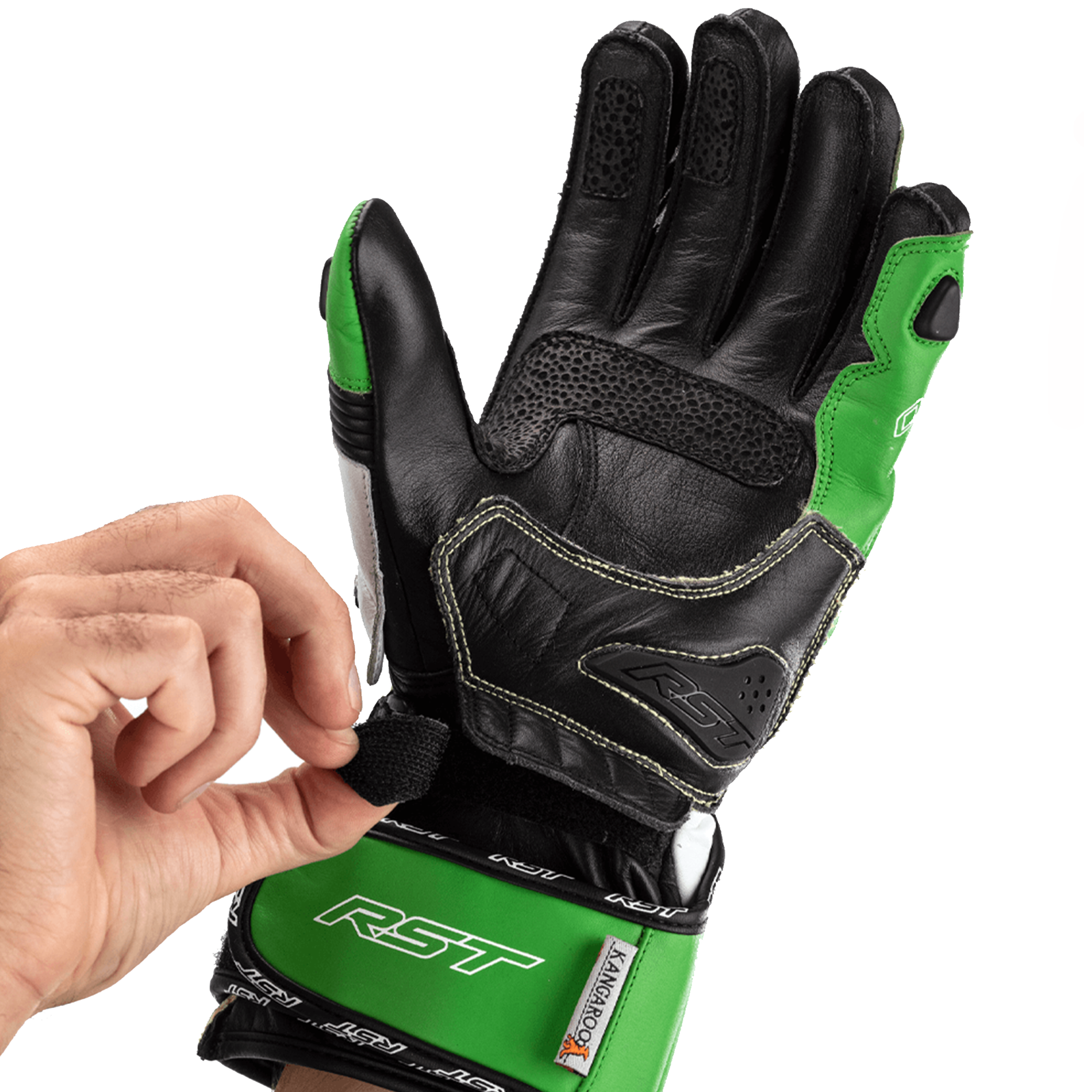 TRACTECH EVO 4 CE MENS GLOVES - GREEN