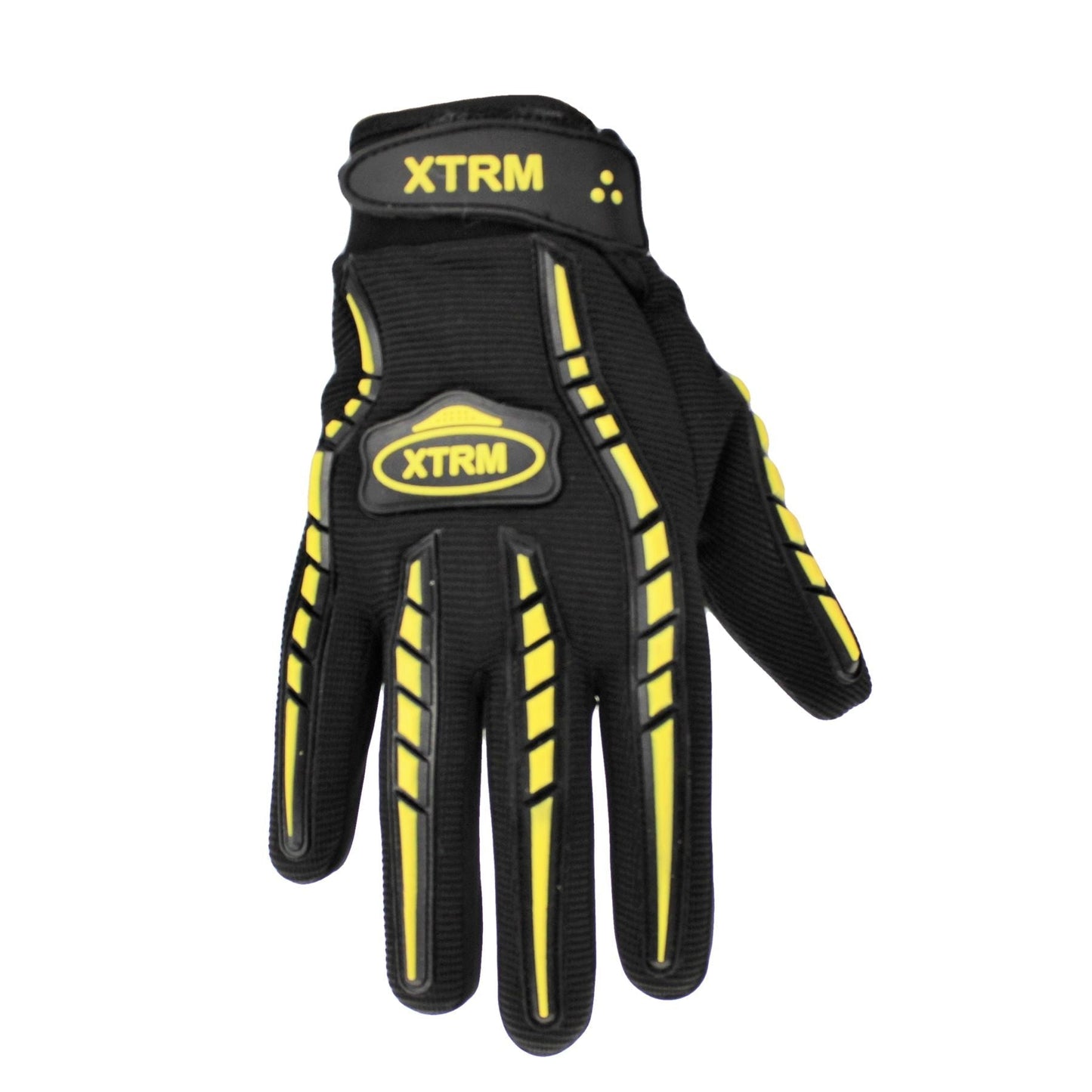 XTRM KIDS RIDE MOTOCROSS GLOVES - YELLOW